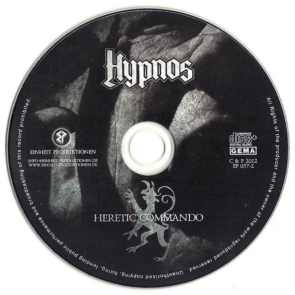 USED: Hypnos - Heretic Commando - Rise Of The New Antikrist (CD, Album, Enh) - Used - Used