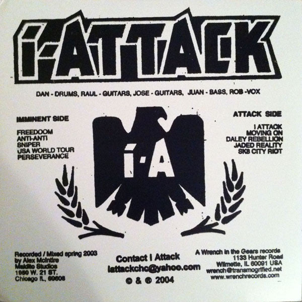 USED: I Attack - I Attack (LP, Album, Clo) - Used - Used