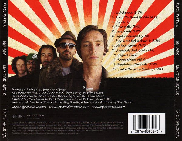 USED: Incubus (2) - Light Grenades (CD, Album) - Used - Used