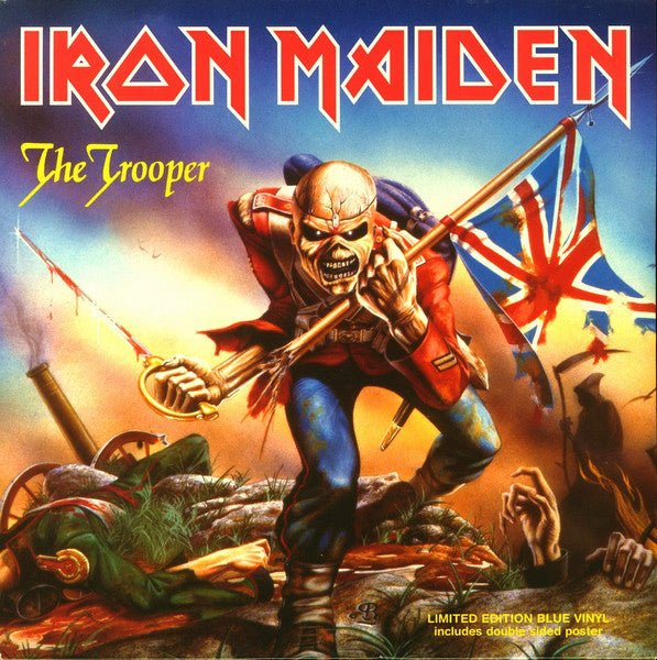 USED: Iron Maiden - The Trooper (7", Single, Ltd, Blu) - EMI, EMI