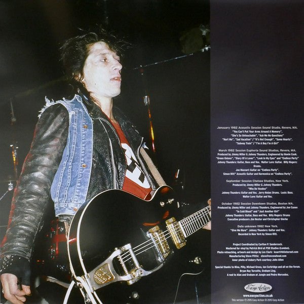 USED: Johnny Thunders - In Cold Blood (LP, Album, RE, RM, Pin) - Easy Action