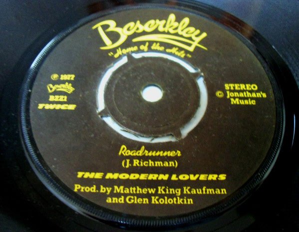 USED: Jonathan Richman / The Modern Lovers - Roadrunner (7", Single, Com) - Used - Used