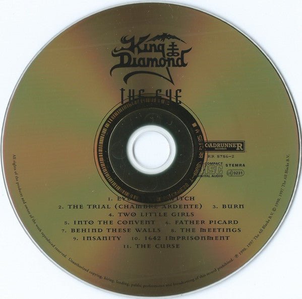 USED: King Diamond - The Eye (CD, Album, RE, RM, Gol) - Used - Used