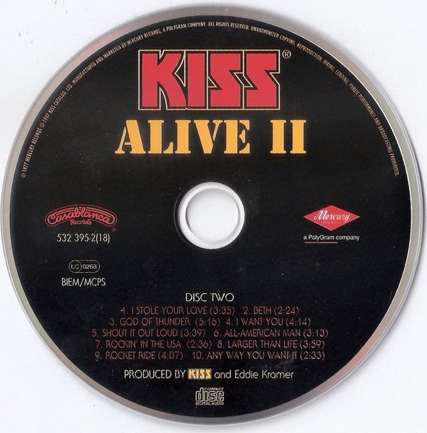 USED: Kiss - Alive II (2xCD, Album, RM, RP) - Used - Used