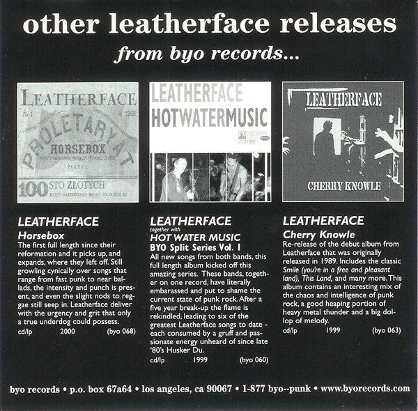 USED: Leatherface - The Last (CD, RE) - Used - Used