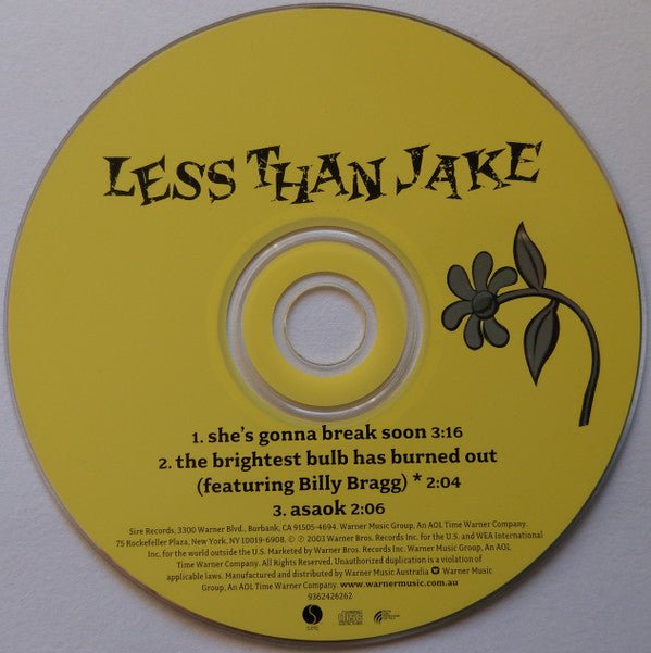 USED: Less Than Jake - She's Gonna Break Soon (CD, Single) - Used - Used