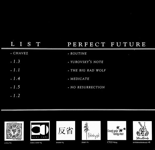 USED: List (6) / Perfect Future - List / Perfect Future (12", Ltd) - Used - Used