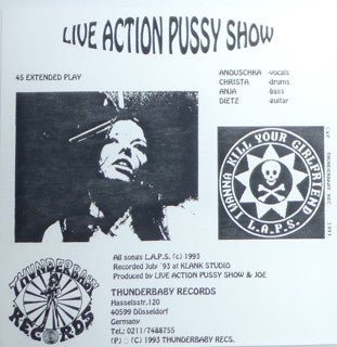 USED: Live Action Pussy Show - I Wanna Kill Your Girlfriend (7", Pin) - Used - Used