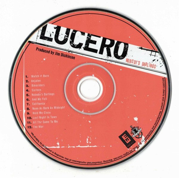 USED: Lucero - Nobody's Darlings (CD, Album) - Used - Used