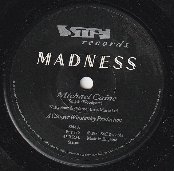 USED: Madness - Michael Caine (7", Single, Spa) - Used - Used