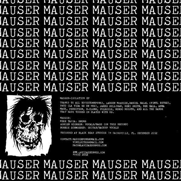 USED: Mauser (4) - Isolation EP (12", EP) - La Vida Es Un Mus