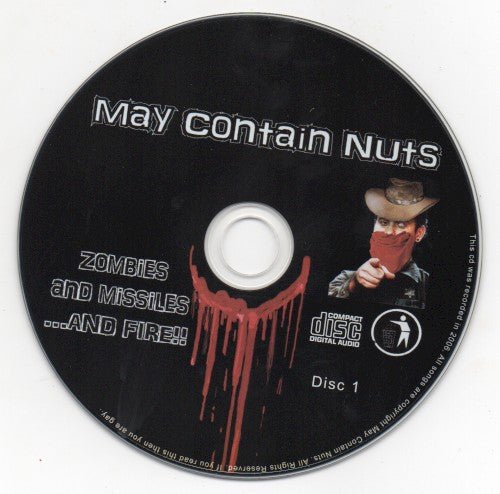 USED: May Contain Nuts - Zombies And Missiles... And Fire!! (CD, Album) - Used - Used