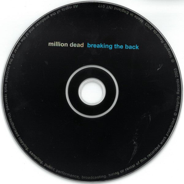 USED: Million Dead - Breaking The Back (CD, Single) - Used - Used