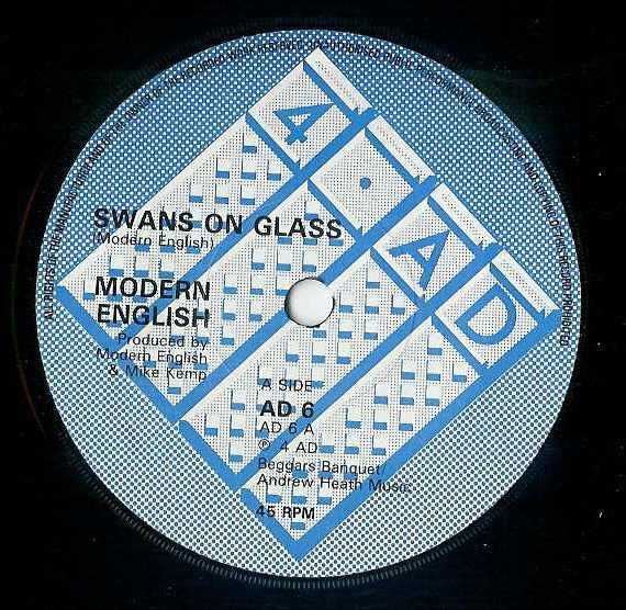 USED: Modern English - Swans On Glass (7", Single) - Used - Used