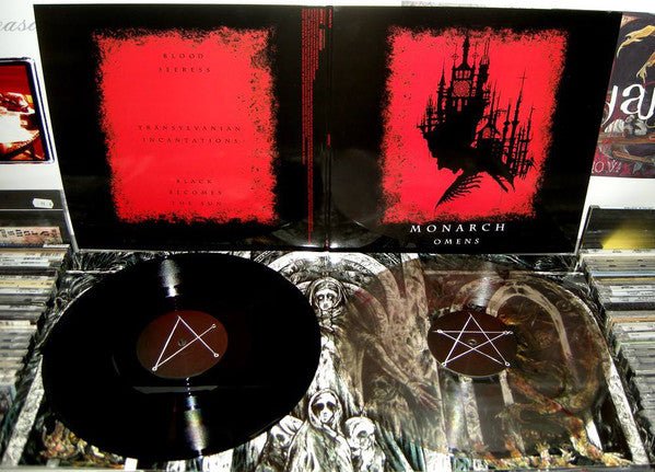 USED: Monarch - Omens (LP, Album) - Used - Used