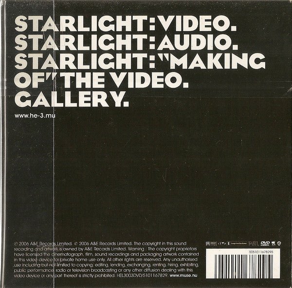 USED: Muse - Starlight (DVD-V, Single, PAL) - Used - Used