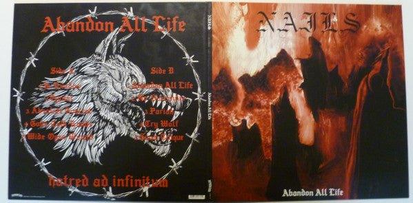 USED: Nails - Abandon All Life (12", Album) - Used - Used