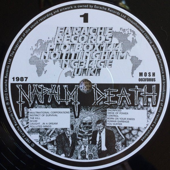 USED: Napalm Death - Scum (LP, Album, RE, RM, RP) - Used - Used
