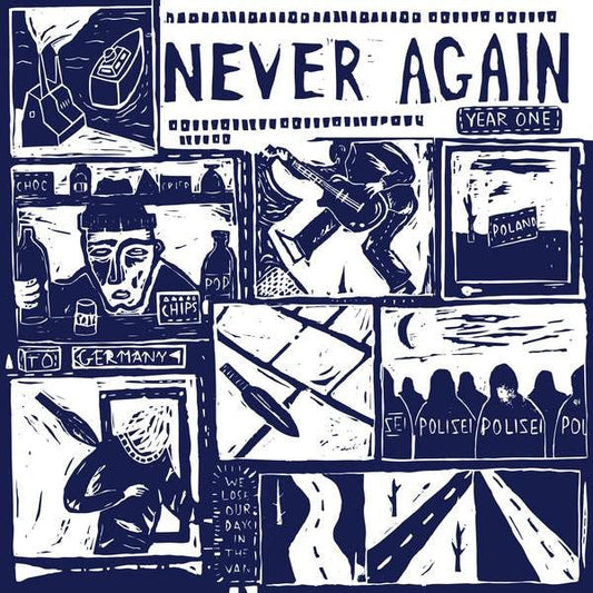 USED: Never Again - Year One (LP, Album, Blu) - Used - Used