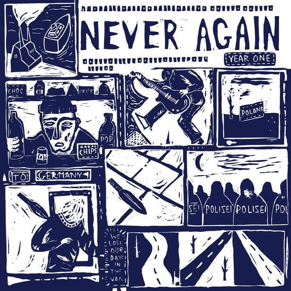 USED: Never Again - Year One (LP, Album, Blu) - Used - Used