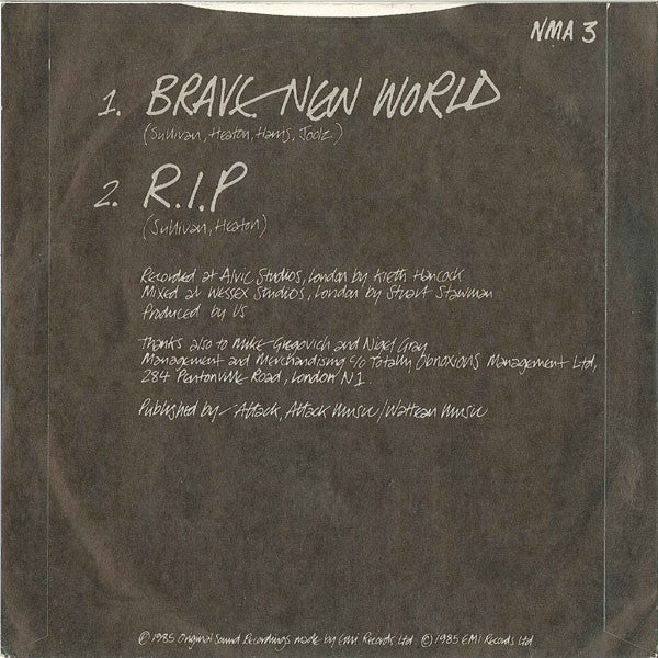 USED: New Model Army - Brave New World (7", Single) - Used - Used