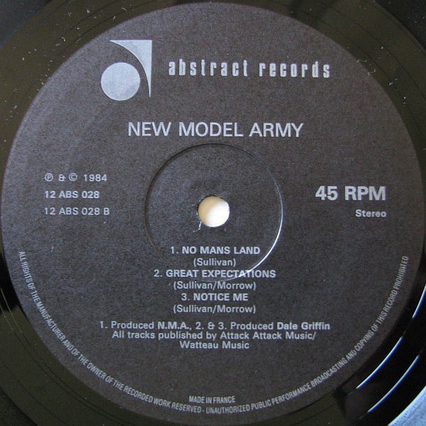 USED: New Model Army - The Price (12", EP) - Used - Used