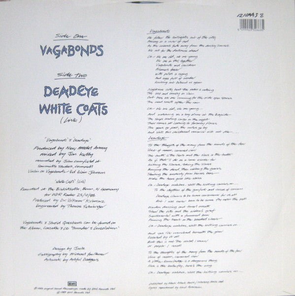 USED: New Model Army - Vagabonds (12", Single, Ltd) - Used - Used