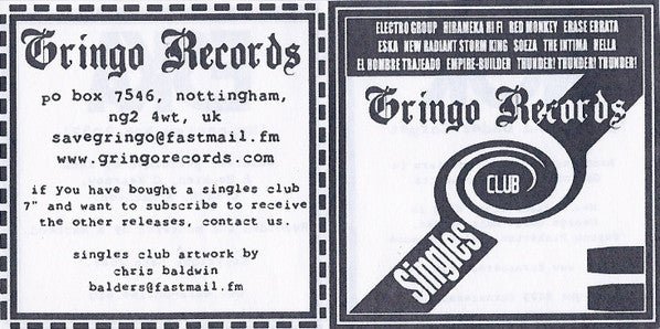 USED: New Radiant Storm King / Eska - Gringo Singles Club #3 (7", Single, Ltd) - Used - Used