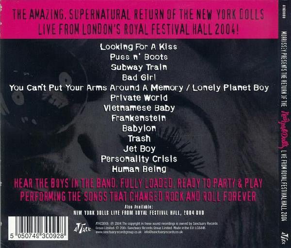 USED: New York Dolls - Live From Royal Festival Hall, 2004 (CD) - Used - Used