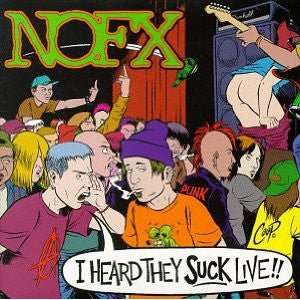 USED: NOFX - I Heard They Suck Live! (LP, Album, Ltd, RE, RP, Gre) - Fat Wreck Chords