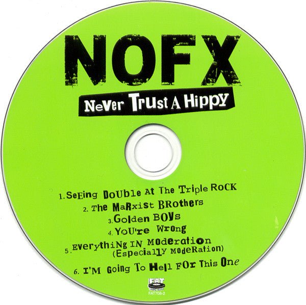 USED: NOFX - Never Trust A Hippy (CD, EP) - Used - Used