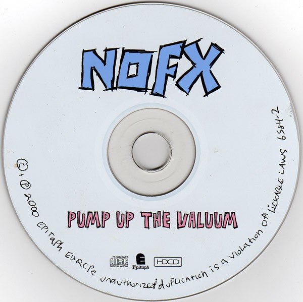 USED: NOFX - Pump Up The Valuum (HDCD, Album, SDC) - Used - Used