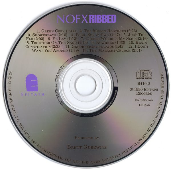 USED: NOFX - Ribbed (CD, Album, RE) - Used - Used