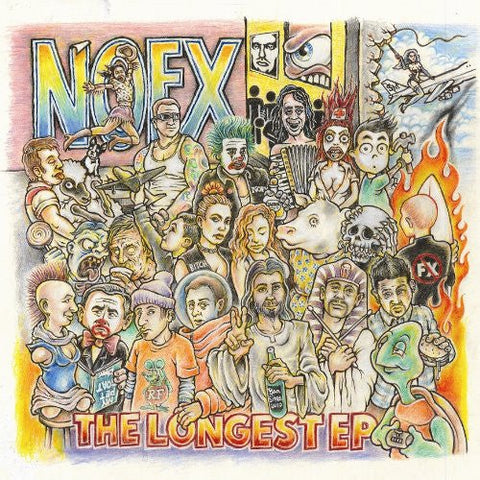 USED: NOFX - The Longest EP (2xLP, Comp, Ltd) - Fat Wreck Chords