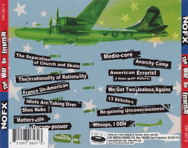 USED: NOFX - The War On Errorism (CD, Album, Enh) - Used - Used