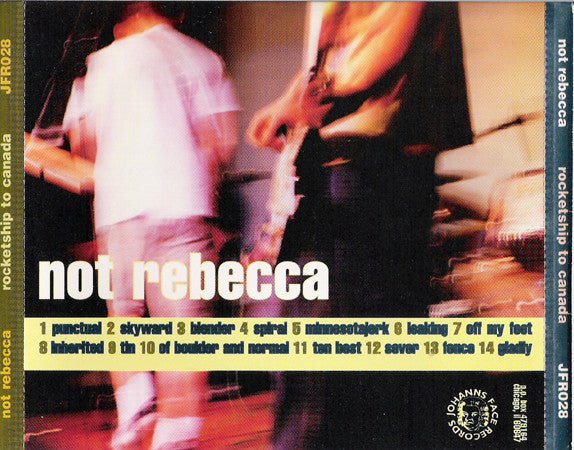 USED: Not Rebecca - Rocketship To Canada (CD, Album) - Used - Used