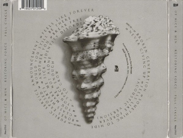 USED: Of Mice & Men - Restoring Force: Full Circle (2xCD, Album, Dlx) - Used - Used