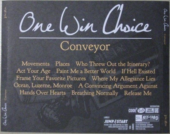 USED: One Win Choice - Conveyor (CD) - Used - Used