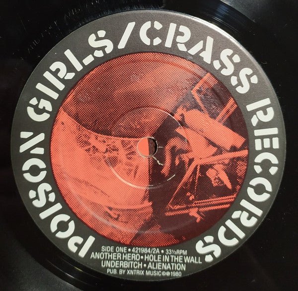 USED: Poison Girls - Chappaquiddick Bridge (LP, Album) - Crass Records