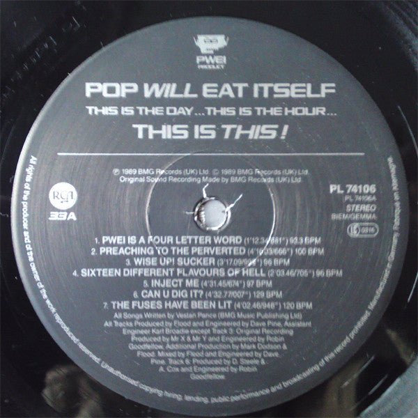 USED: Pop Will Eat Itself - This Is The Day...This Is The Hour...This Is This! (LP, Album) - Used - Used