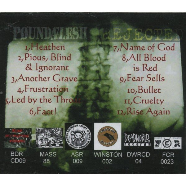 USED: Poundaflesh / Rejected - Cursed (CD, Album) - Used - Used