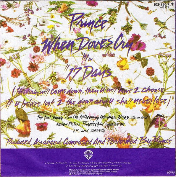 USED: Prince - When Doves Cry (7", Single) - Used - Used