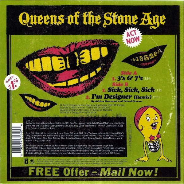 USED: Queens Of The Stone Age - 3's & 7's (7", Single) - Used - Used