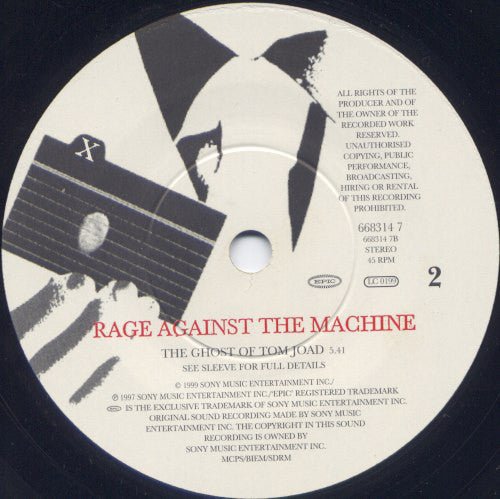 USED: Rage Against The Machine - Guerrilla Radio (7", Single, Ltd) - Epic