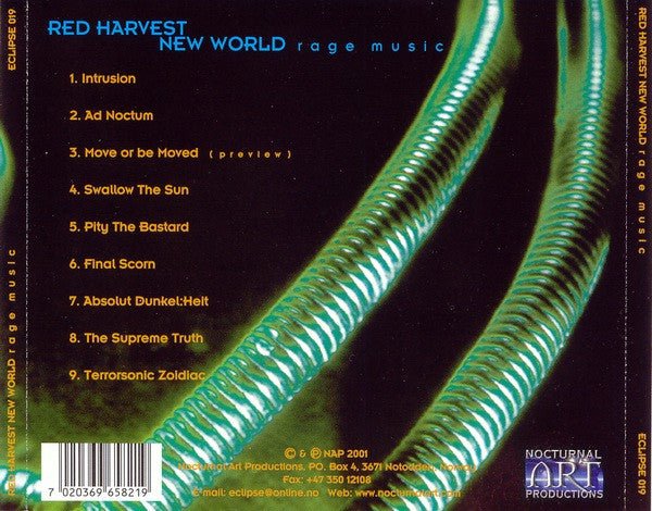 USED: Red Harvest - New World Rage Music (CD, Album, RM) - Used - Used