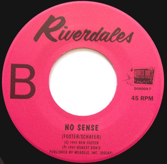 USED: Riverdales* - Blood On The Ice b/w No Sense (7", Single) - Used - Used