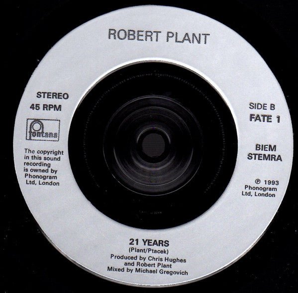 USED: Robert Plant - 29 Palms (7") - Used - Used