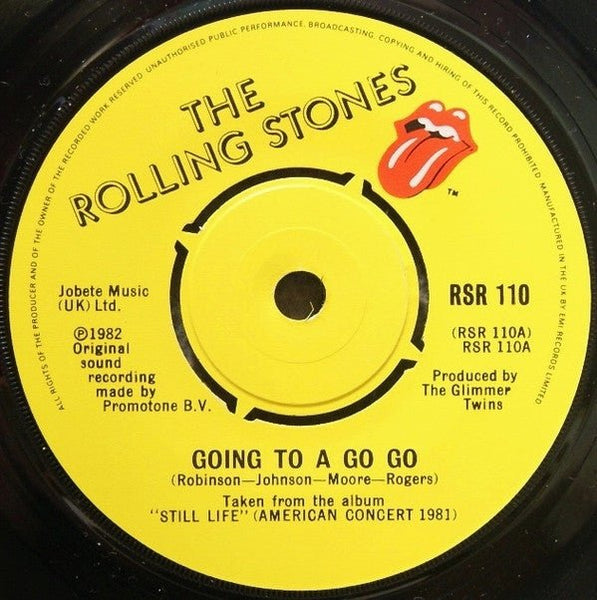 USED: Rolling Stones* - Going To A Go Go (Live) (7", Single) - Used - Used