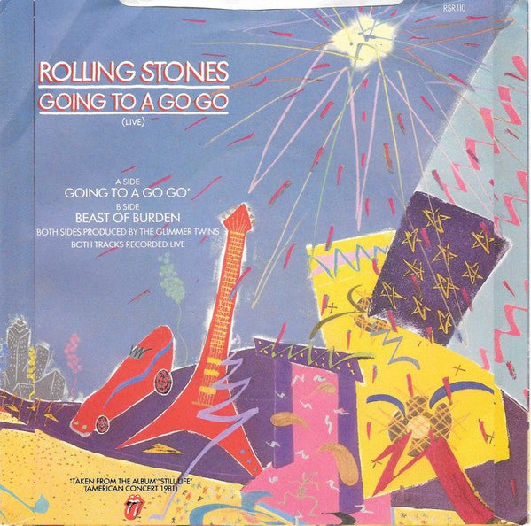 USED: Rolling Stones* - Going To A Go Go (Live) (7", Single) - Used - Used