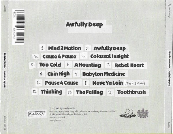 USED: Roots Manuva - Awfully Deep (CD, Album) - Used - Used